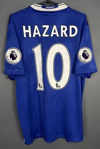 CAMISETA DE FÚTBOL HOMBRE FC CHELSEA 2016/2017 EDEN HAZARD #10 TALLA M - Imagen 1 de 22