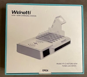 8 In 1 -  60W Charging Station. New In Opened Box. - Picture 1 of 9