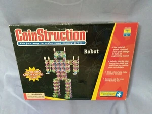 1997 Vintage Educational Insights CoinStruction Robot Coin Saving Building Kit - Picture 1 of 8