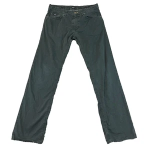 Chinos Hugo Boss Para Hombre Rectos Regulares Gris Oscuro Ligeros Desteñidos Maine W32 L32 - Imagen 1 de 13