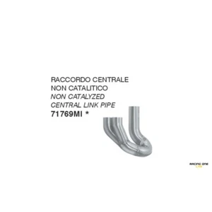 STAINLESS STEEL ARROW CENTRAL FITTING FOR DUCATI HYPERMOTARD 950 22-24 - Picture 1 of 3