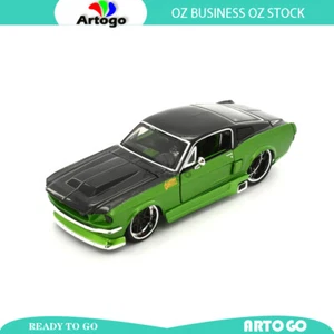 Highly Precision model A/Line Design 1967 Ford Mustang GT Green scale 1:24 model - Picture 1 of 4