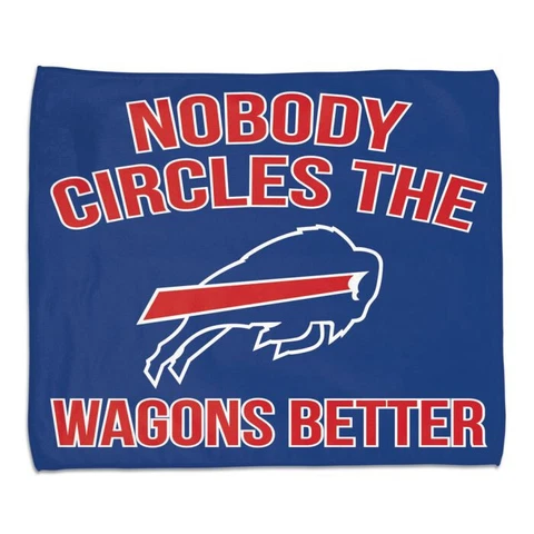Brand New NFL Buffalo Bills Premium Printed  Full Color Rally Towel 15 X 18" Cover