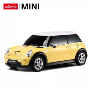 1/14 Rastar Mini Cooper RC Car Yellow - Picture 1 of 3