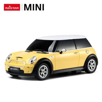 1/24 Rastar Mini Cooper RC Car Yellow - Image 1 of 3