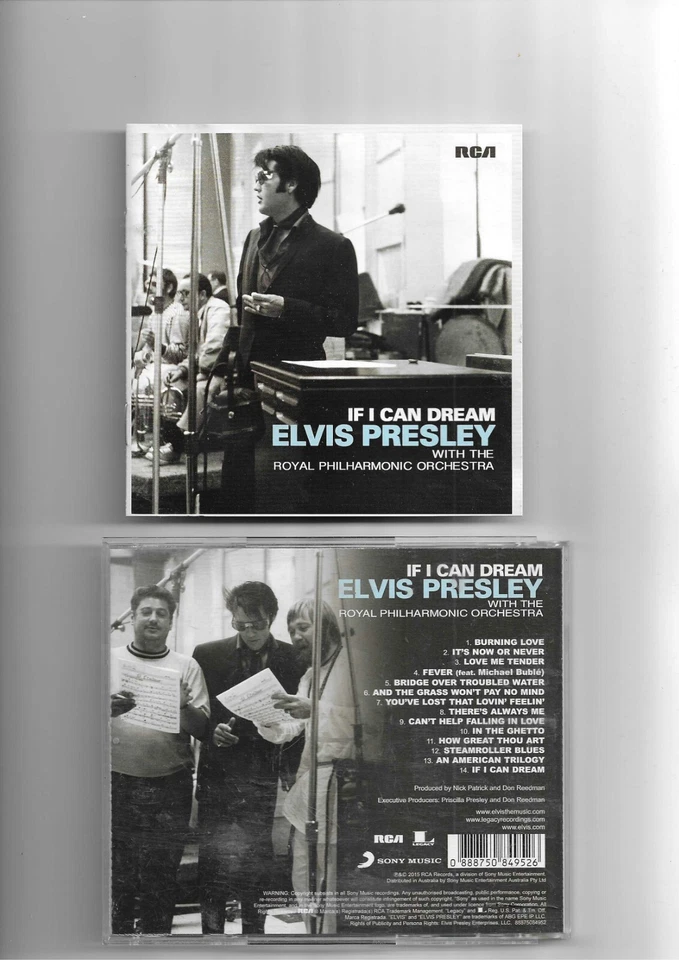 Elvis Presley With The Royal Philharmonic Orchestra – If I Can Dream CD - Image 1 of 1