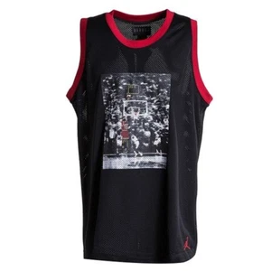 NIKE AIR JORDAN "LAST SHOT" TANK/WESTE TOP (S) AQ0697 010 HERREN ROT/SCHWARZ NEU MIT ETIKETT!! - Bild 1 von 12
