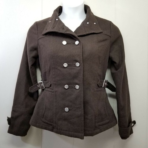 VETEMENTS JouJou M Cappotto Giacca Militare Marrone Doppiopetto Urban Utility Gorpcore Trap