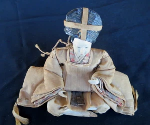Antique Japanese Takeda Imperial Palace Emperor Doll Original Edo Period - Picture 1 of 14