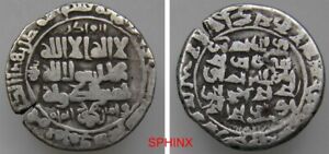 632HL3Y) RARE GHAZNAVID, MAHMUD, 998-1030 AD, AR DIRHAM BILINGUE 19 MM 2,88 GR