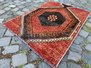 Turkish Antique rug Bohemian Area rug Oushak rug Vintage Rug Handmade wool rug - Picture 1 of 10