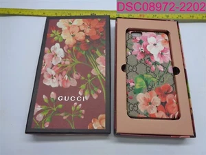 Gucci GG Logo Monogram Blooms Floral iPhone 7/8 Phone Case B. Ebony Multicolor - Picture 1 of 4