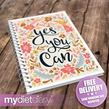 FOOD DIARY WEIGHT WATCHERS COMPATIBLE - Yes You Can (W034W) 12wk journal tracker