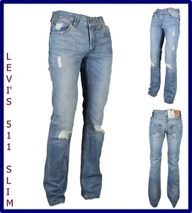 levis 511 levi's herren jeans slim fit hellhose w28 w29 w30 w31 w32 L34 - Bild 1 von 9