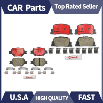 Se adapta a pastillas de freno delanteras + traseras de cerámica Scion tC 2005-2010 - Brembo Premium OE Foto 1 de 4
