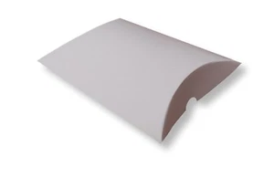50 CAJAS DE ALMOHADA BLANCAS FAVORES BODA JOYAS, REGALOS - Imagen 1 de 2
