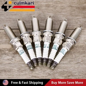6Pcs Genuine FXE22HR11 22401-EW61C Dual Iridium Spark Plugs for Nissan Infiniti - Picture 1 of 6