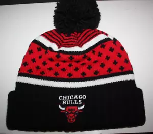 Chicago Bulls Mitchell and Ness Beanie NBA Basketball Strick Bommel Wintermütze - Bild 1 von 10