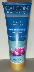 Calgon Take Me Away Island crema corpo ninfea burro di karitè vitamina E 8 oz - Foto 1 di 4
