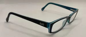 SOLO MARCOS DE GAFAS DOLCE & GABBANA DD1212-1870 AZUL NEGRO BLANCO 52-16-135 - Imagen 1 de 8