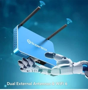 Superbox S6 max Android Smart TV Box 6k Ultra HD Built-in Voice Control System - Picture 1 of 6