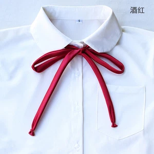 Venta al por mayor Clásica Escuela Japonesa Niña JK Uniforme Cuello Corbata Cosplay Moño Satén - Imagen 1 de 11