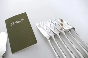 Christofle Spatours Set of 12 Fish Knives - 1970's - Picture 1 of 9
