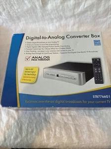 RCA TV Digital to Analog Converter Box + Remote Model STB7766G1 - New Sealed Box - Picture 1 of 4