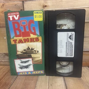 Big Tanks Jets, Jeeps, & Helicopters VHS Tape Used Sandbox Playtime Videos - Picture 1 of 5