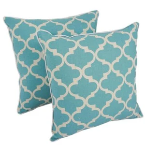 Blazing Needles 18-inch Corded Throw Pillows with Inserts (Set of 2) - Picture 1 of 1