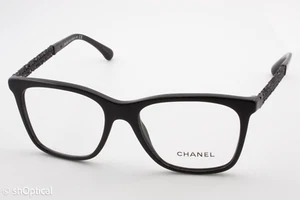 Chanel 3362-B 501 Female Square Glasses Frames Black 52mm - Picture 1 of 8