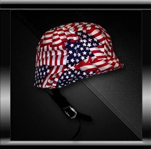 American Flag Skinners Helmet Cover For German DOT Helmet - Bild 1 von 4