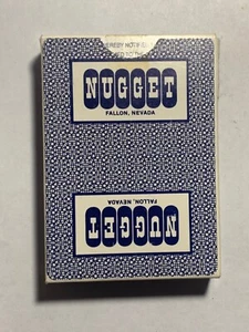 Tarjetas de juego de casino vintage Nugget Fallon Nevada - Imagen 1 de 3