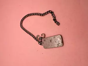 Charles Thomae Tiffany & Co Sterling Silver Vintage ID Key Tag, RARE - Picture 1 of 6