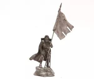 Tin 54mm Knights. Knight of the Tempelorden. 1150 yr 1:32 Scale Pewter Sculpture - Picture 1 of 5