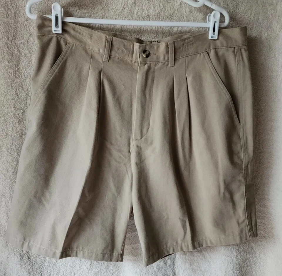 Pantalones Cortos Puritan Para Hombre Talla 36 Beige Tostado Chino Informal Bolsillos Foto 1 de 4