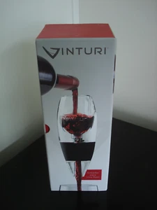 NIB INTURI Black Red Wine Aerator - Picture 1 of 4