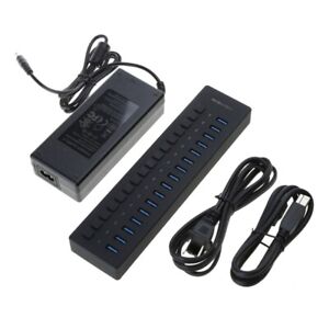 Computer Component USB3.0 HUB Max 2.4A Power Output for Multi-Device Charging
