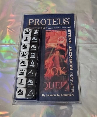 2001 Proteus dice game 1st First Edition CHESS Steve Jackson Games SJG - Read - Image 1 of 4