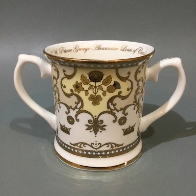 Royal Worcester Bone China Duke & Duchess Of Cambridge First Born Loving Cup - Image 1 of 4