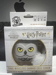 Hedwig AIRPODS CASE 1. und 2. Generation Silikon mit Clip Wizarding World Eule - Bild 1 von 2