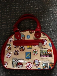 TransVersion Loop NYC Unique Cosmetic Bag With Funny Airline Design Travel Bag - Picture 1 of 9