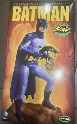 Moebius 1966 Batman Adam West 1:8 scale model kit 950 - Open Box, Never Used - Image 1 of 2