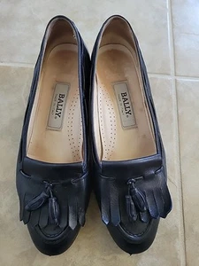 MADE IN ITALY Bally Leather Shoes Size 8 - Picture 1 of 11