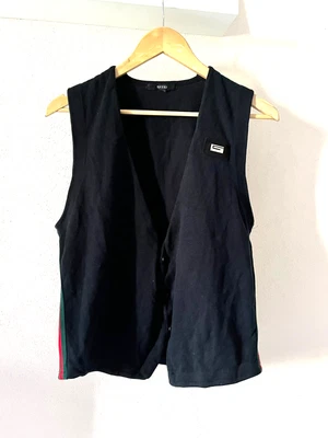 Gucci (made in Italy) Logo Gilet Wool Vest - Black -  sz S - Image 1 of 4
