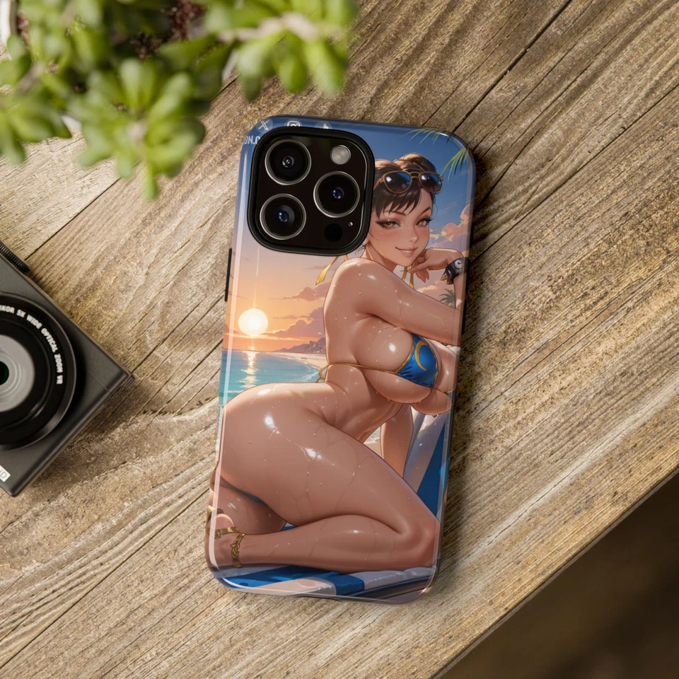 Chun-Li Street Fighter Waifu Tough Case Cover Protective For Fan Gift V11 - Image 1 of 4