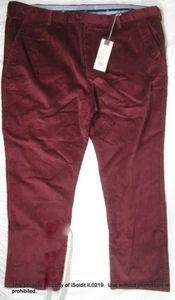 NEU NEU MIT ETIKETT HERREN SAMUEL WINDSOR KORDHOSE Burgunderrot Weinrot GR 46 R 46/31 - Bild 1 von 5