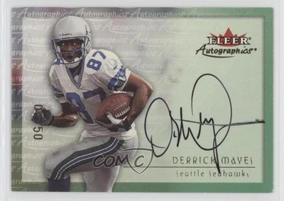 2000 Fleer Tradition Autographics Gold /50 Derrick Mayes Auto - Image 1 of 2