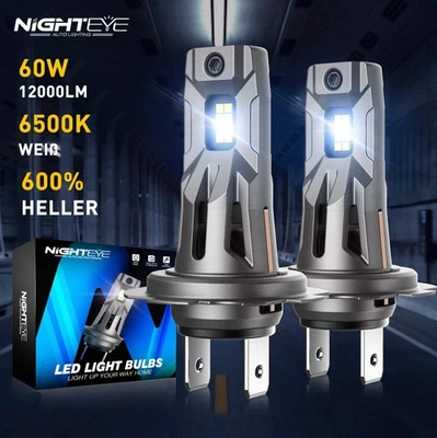 NIGHTEYE H7 LED Scheinwerfer 6500K Wei Halogen Mit Zulassung Canbus fehlerfrei - Bild 1 von 4