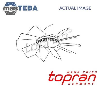 500 901 FAN WHEEL ENGINE COOLING TOPRAN NEW OE REPLACEMENT - Image 1 of 4